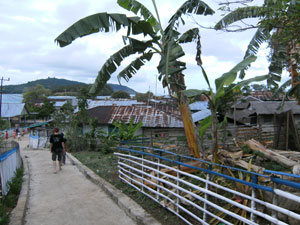 Spaziergang ins Gangga Dorf