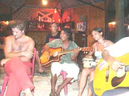 Live music in the evening