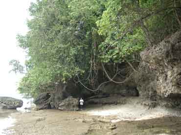 Strand vor Grundst�ck